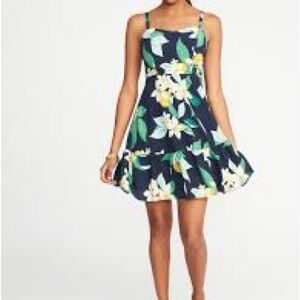 Old Navy Fit & Flare Tiered Cami Dress